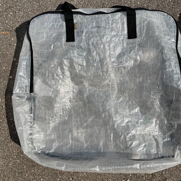 4 IKEA DIMPA Storage Bag Clear Zippered Extra Large Frakta Bedding Comforter - Picture 3 of 11